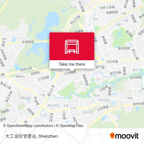 大工业区管委会 map