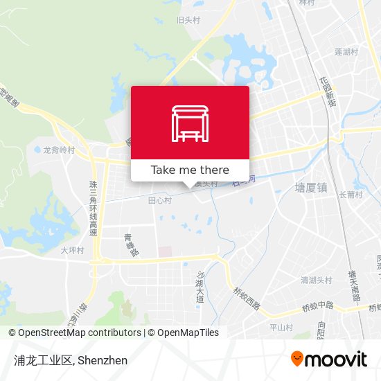 浦龙工业区 map