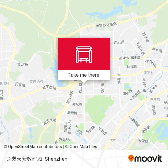 龙岗天安数码城 map
