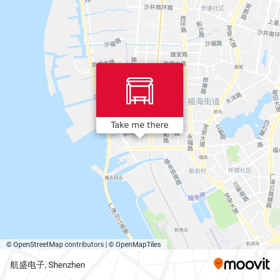 航盛电子 map