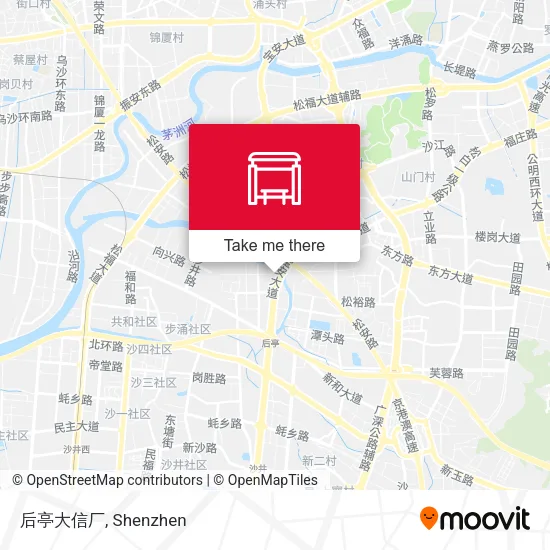 后亭大信厂 map