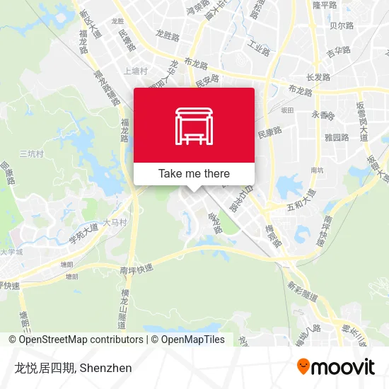 龙悦居四期 map