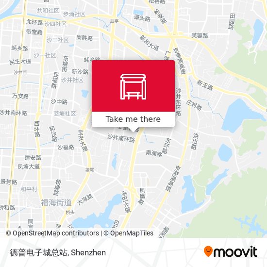 德普电子城总站 map