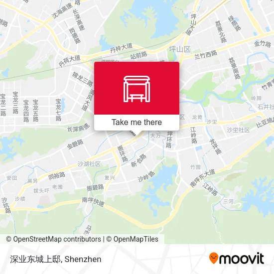 深业东城上邸 map