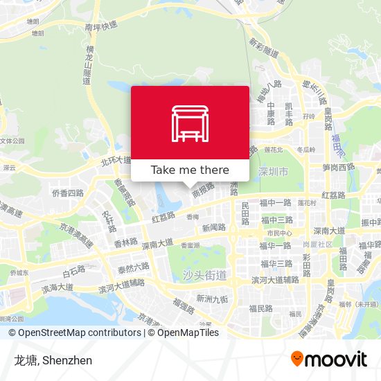 龙塘 map