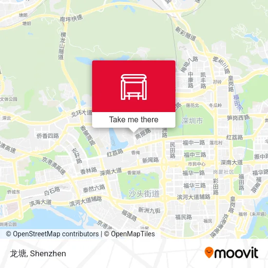 龙塘 map
