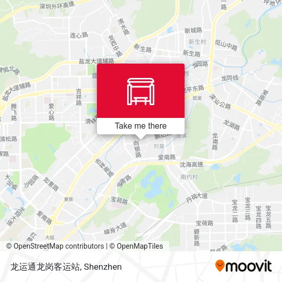 龙运通龙岗客运站 map