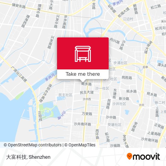 大富科技 map