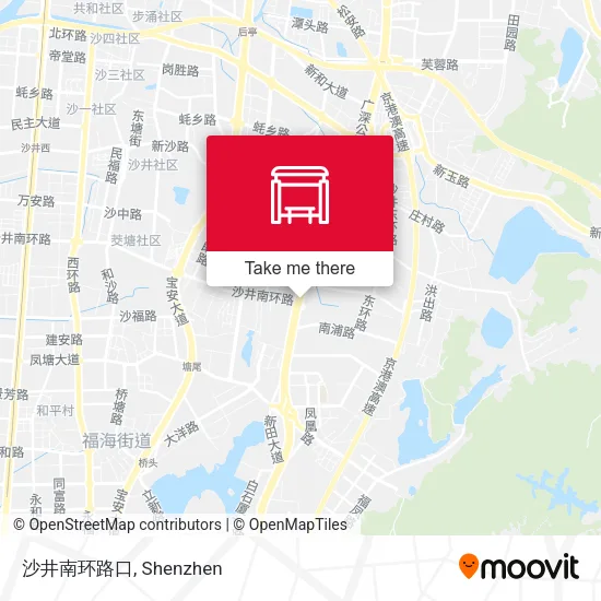 沙井南环路口 map