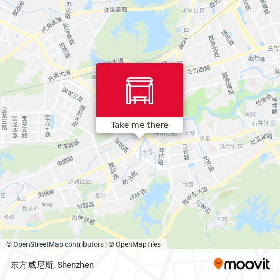 东方威尼斯 map