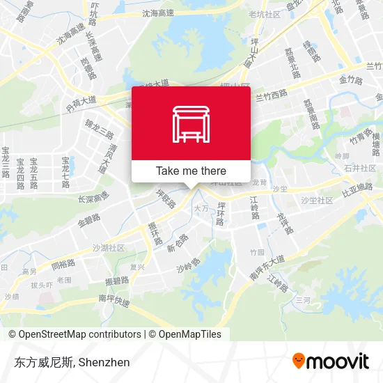 东方威尼斯 map