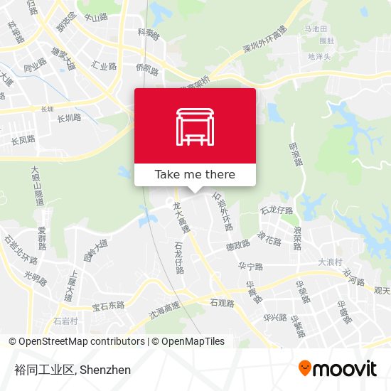 裕同工业区 map