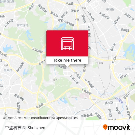 中盛科技园 map