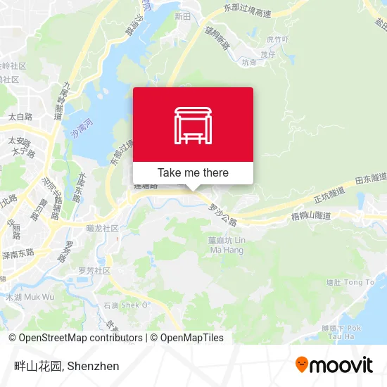 畔山花园 map