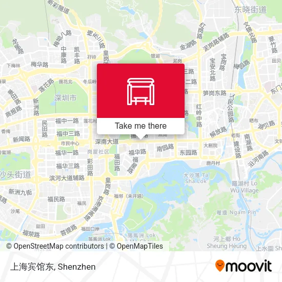 上海宾馆东 map