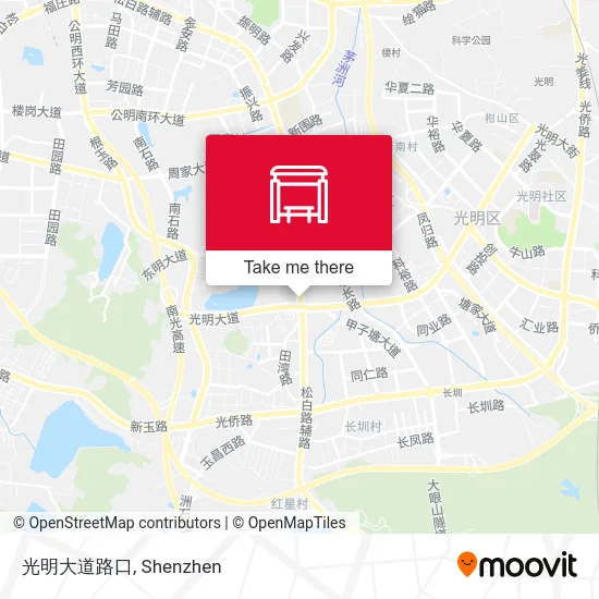光明大道路口 map