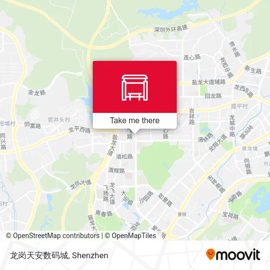 龙岗天安数码城 map