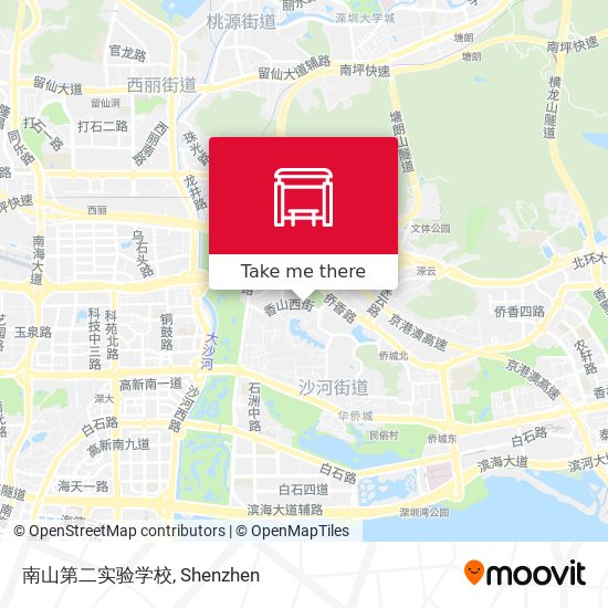 南山第二实验学校 map