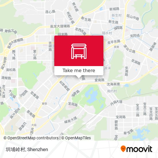 圳埔岭村 map