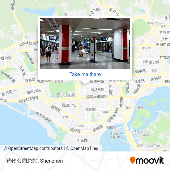 购物公园总站 map