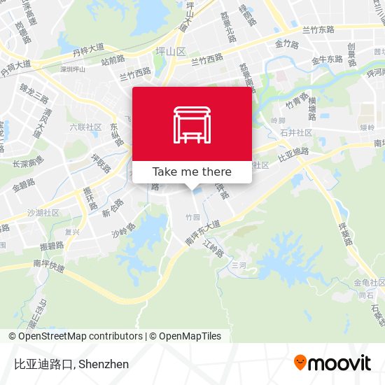 比亚迪路口 map