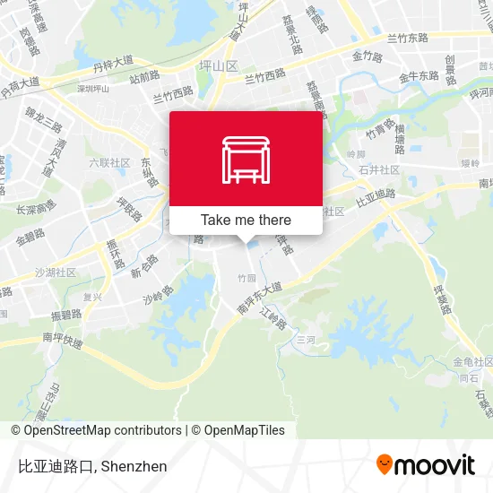 比亚迪路口 map