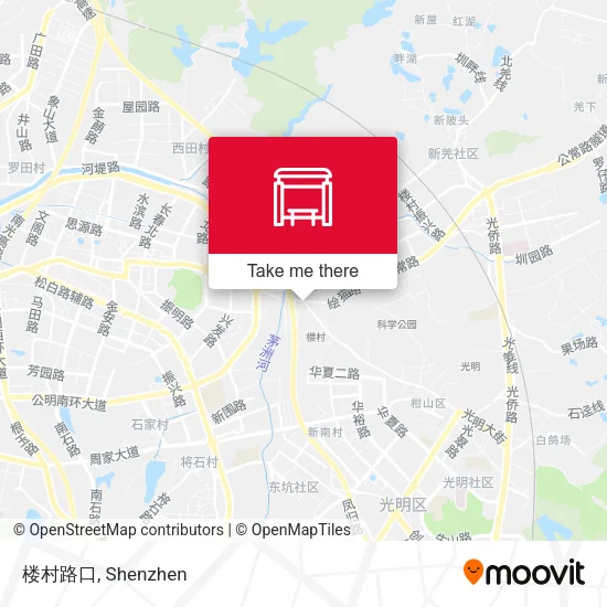 楼村路口 map