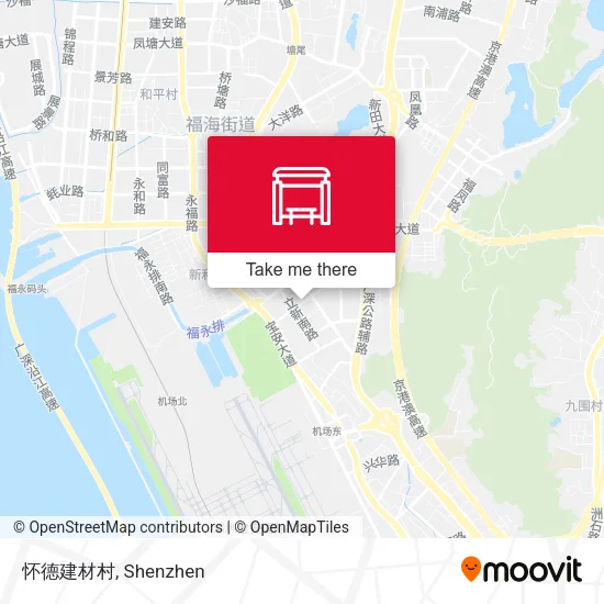 怀德建材村 map