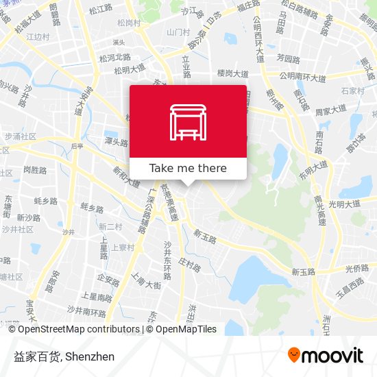 益家百货 map