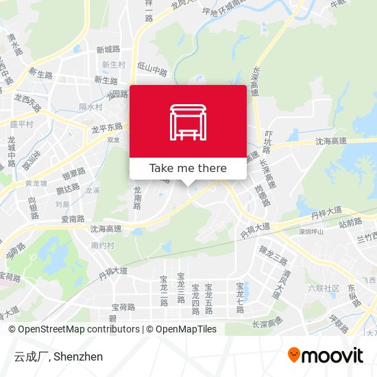 云成厂 map