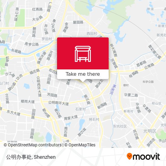 公明办事处 map