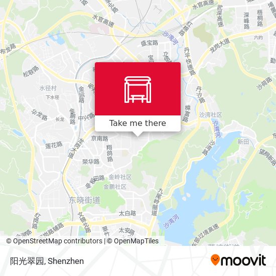 阳光翠园 map