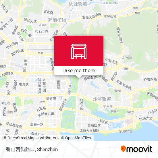 香山西街路口 map