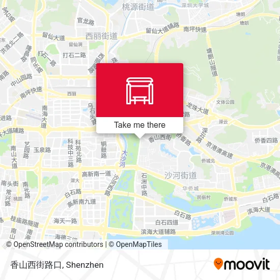香山西街路口 map