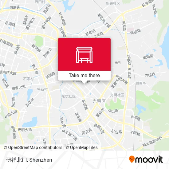 研祥北门 map
