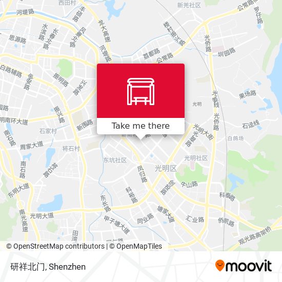 研祥北门 map