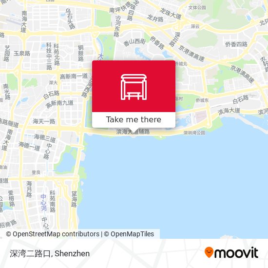 深湾二路口 map