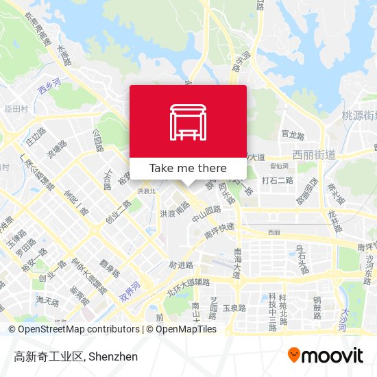 高新奇工业区 map