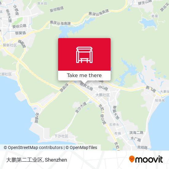 大鹏第二工业区 map