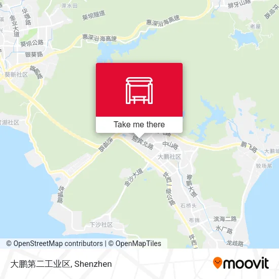 大鹏第二工业区 map