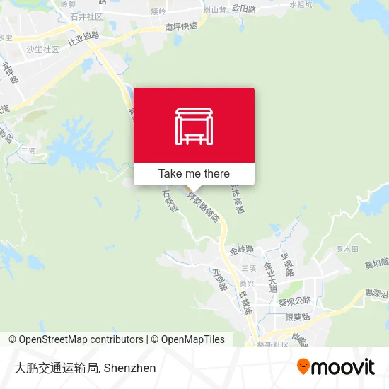 大鹏交通运输局 map