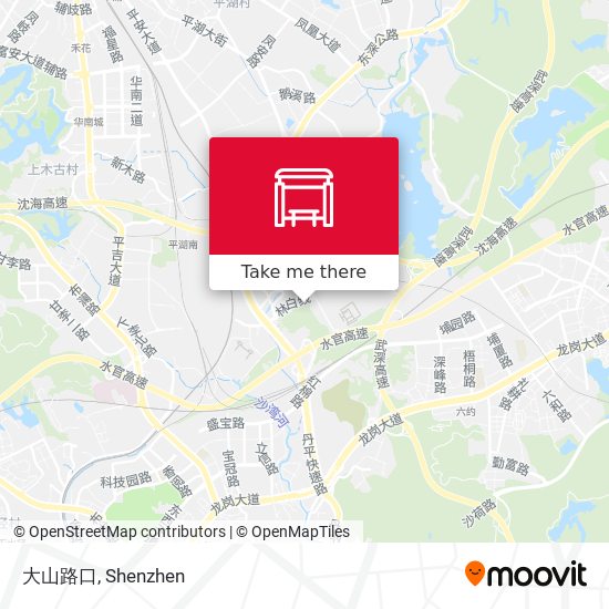 大山路口 map