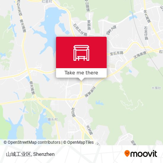 山城工业区 map