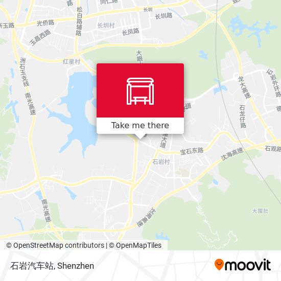 石岩汽车站 map