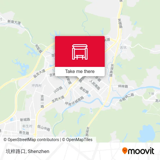 坑梓路口 map