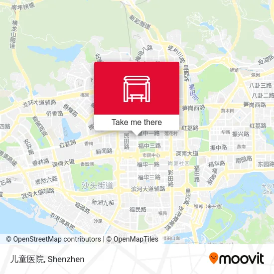 儿童医院 map