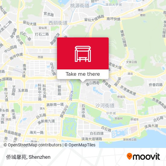 侨城馨苑 map
