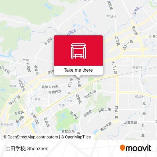 金田学校 map