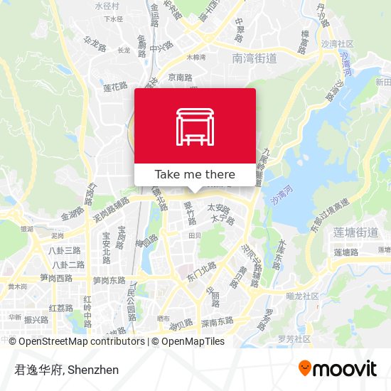 君逸华府 map