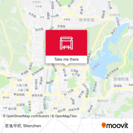 君逸华府 map